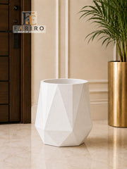 Modern Geometric Planter | Large Decorative Plant Pot | Premium Indoor & Outdoor Planter