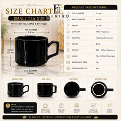 Her King Loved Mug | Black & Gold Ceramic Coffee Cup | Romantic Couple Gift | Premium Love Mug