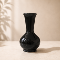 Black Decorative Ceramic Vase