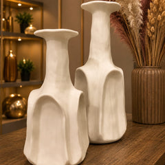 Elegant White Decorative Vase
