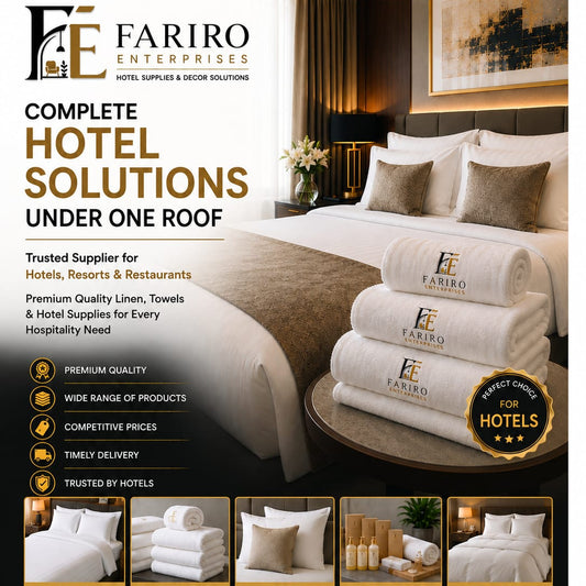 Complete Hotel & Hospitality Supplies – Premium Bulk Supply for Hotels, Resorts & Restaurants