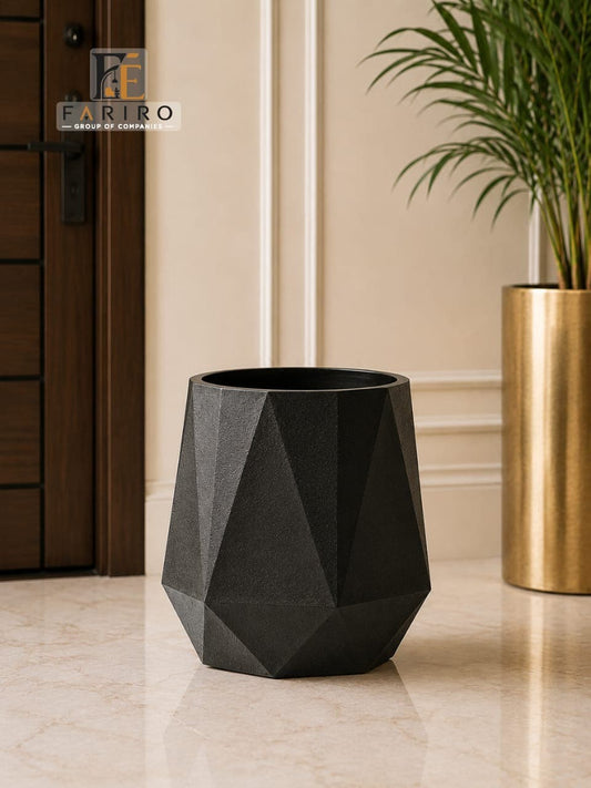 Modern Geometric Planter | Large Decorative Plant Pot | Premium Indoor & Outdoor Planter