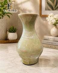 Premium Ceramic Decorative Vase | Marble Finish Flower Vase | Modern Home & Table Décor