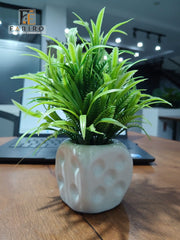 Small Artificial Pink Flower Table Pot | Home & Office Décor